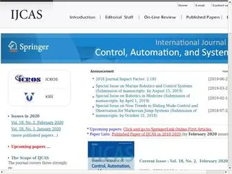 Ijcas.com(International Journal of Control) Screenshot