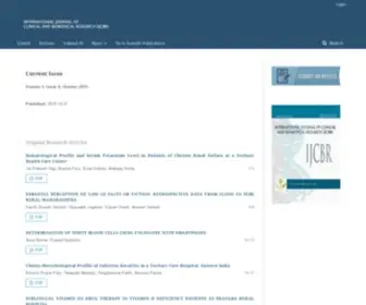 IJCBR.com(International Journal of Clinical and Biomedical Research (IJCBR)) Screenshot