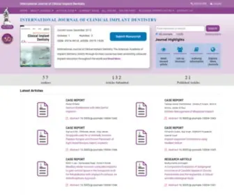 Ijcid.com(International Journal of Clinical Implant Dentistry) Screenshot