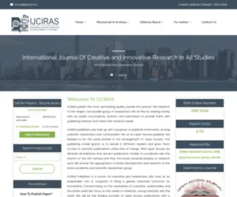 Ijciras.com(IJCIRAS) Screenshot