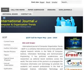 Ijcotjournal.org(Computer Application Journal) Screenshot