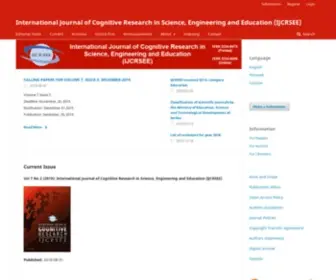 Ijcrsee.com(Engineering and Education (IJCRSEE)) Screenshot