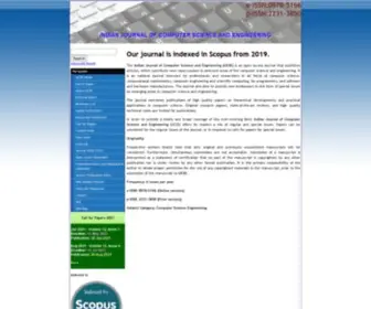 Ijcse.com(Indian Journal of Computer Science and Engineering (IJCSE)) Screenshot