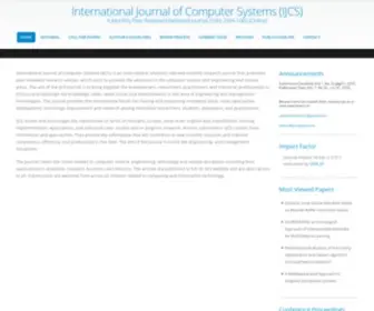 Ijcsonline.com(International Journal of Computer Systems IJCS) Screenshot
