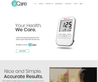Ijdream.com(IjCare Blood Glucose Test Kit) Screenshot