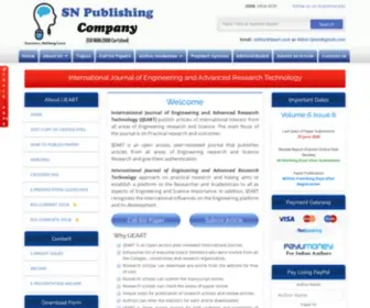 Ijeart.com(International Journal of Engineering and Advanced Research Technology) Screenshot