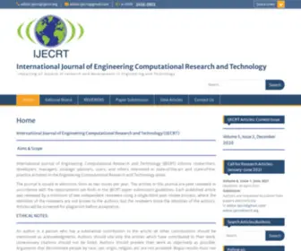 Ijecrt.org(Imparting all aspects of research and development in Engineering and Technology) Screenshot