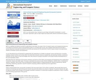 Ijecs.in(International Journal of Engineering and Computer Science) Screenshot