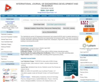 Ijedr.org(Online international research journal research journal) Screenshot