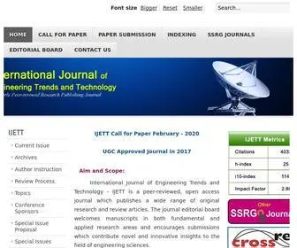Ijettjournal.org(International Journal of Engineering Trends and Technology) Screenshot