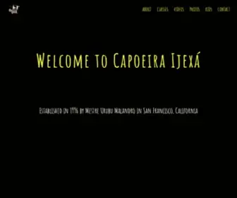 Ijexa.com(Capoeira Ijexa) Screenshot