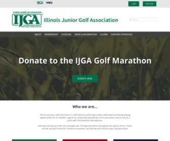 Ijga.org(Illinois Junior Golf Association) Screenshot