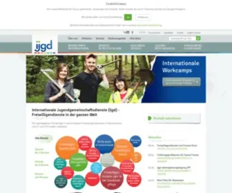 IJGD.de(Internationale Jugendgemeinschaftsdienste) Screenshot