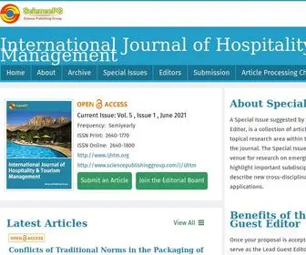 IJHTM.org(International Journal of Hospitality & Tourism Management) Screenshot