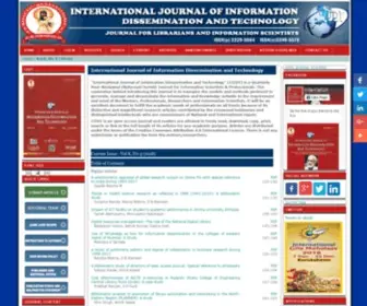 Ijidt.com(International Journal of Information Dissemination and Technology) Screenshot