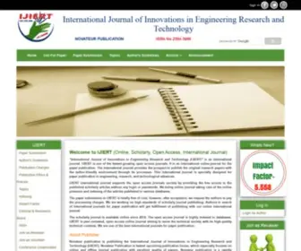 Ijiert.org(International Journal of Engineering and Technology) Screenshot