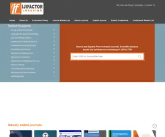 Ijifactor.com(International Journal Impact Factor (IJIFACTOR)) Screenshot
