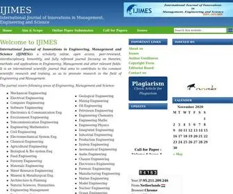 Ijimes.org(IJIMES) Screenshot