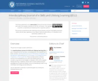 Ijklo.org(Informing Science Institute) Screenshot