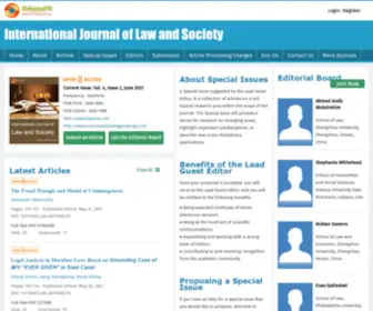 Ijlawsoc.com(International Journal of Law and Society) Screenshot