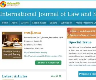 Ijlawsociety.org(International Journal of Law and Society) Screenshot