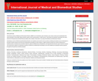 IJMBS.info(International Journal of Medical and Biomedical Studies) Screenshot