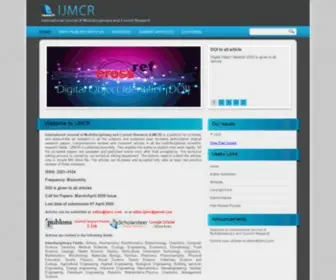 IJMCR.com(International Journal of Multidisciplinary and Current Research) Screenshot