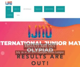 Ijmo.asia(International Junior Math Olympiad) Screenshot