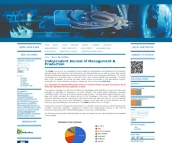 IJMP.jor.br(Independent Journal of Management & Production) Screenshot