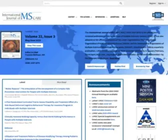 IJMSC.org(International Journal of MS Care) Screenshot