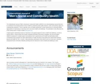 IJMSCH.com(International Journal of Mens Social and Community Health) Screenshot