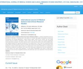 IJMSCR.org(International Journal of Medical Science and Clinical Research Studies) Screenshot