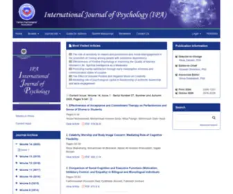 IJPB.ir(International Journal of Psychology (IPA)) Screenshot