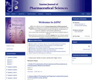 IJPS.ir(Iranian Journal of Pharmaceutical Sciences) Screenshot