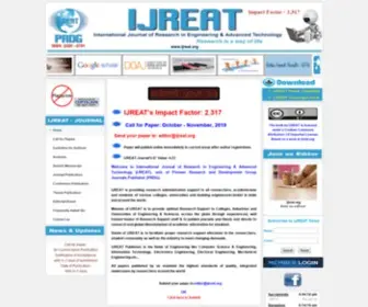 Ijreat.org(International Journal of Research in Engineering and Advanced Technology) Screenshot
