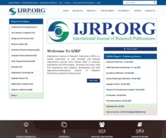 IJRP.org(International Journal of Research Publications) Screenshot