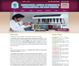 IJRPNS.com(International Journal of Research in Pharmaceutical and Nano Sciences (IJRPNS)) Screenshot