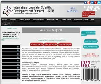 IJSDR.org(IJSDR) Screenshot