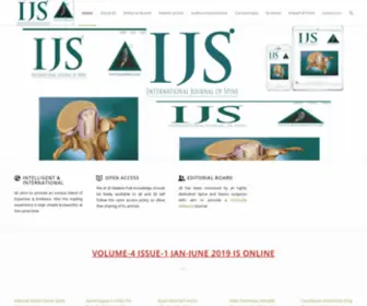 Ijsonline.co.in(Peer Reviewed & Open Access) Screenshot