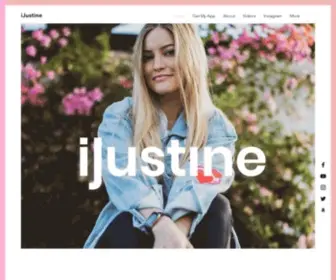 Ijustine.com(Ijustine) Screenshot