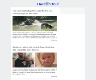 Ijustlikethis.net(Spreading Fun And Lovely Things) Screenshot