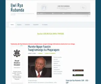Ijwiryarubanda.com(Urubuga rw'Abaharanira Demokarasi mu Rwanda) Screenshot