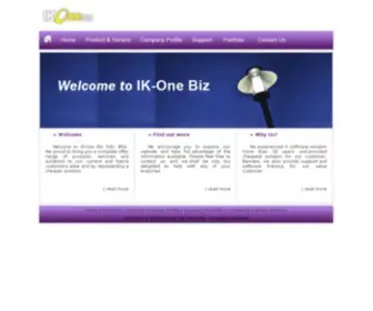 IK-One.biz(IK-One Biz) Screenshot