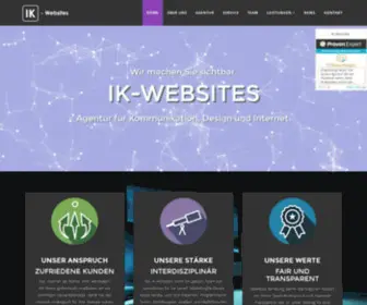 IK-Websites.de(Webdesign und Full Service Internetagentur in Dortmund) Screenshot