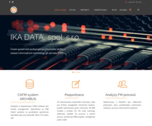 Ikadata.com(Hlavní) Screenshot
