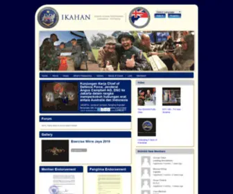 Ikahan.com(Ikatan Alumni Pertahanan Indonesia Australia) Screenshot