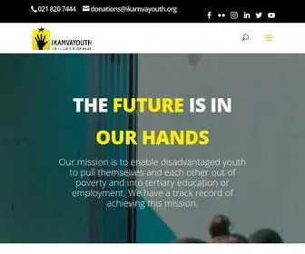 Ikamvayouth.org(The future is in our hands) Screenshot
