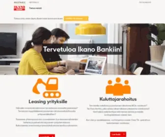 Ikanobank.fi(Leasing yrityksille ja rahoitus kuluttajille IKEA) Screenshot