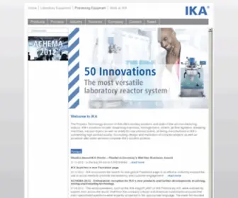 Ikaprocess.com.es(IKA) Screenshot