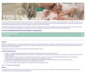 Ikaria.com(Critical Care) Screenshot